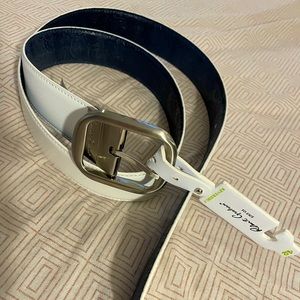 Robert Graham White or Blue Leather Reversible Belt Men’s 42